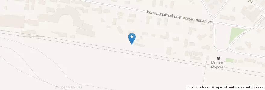 Mapa de ubicacion de Пожарный поезд ст. Муром en Rusia, Distrito Federal Central, Óblast De Vladímir, Городской Округ Муром.