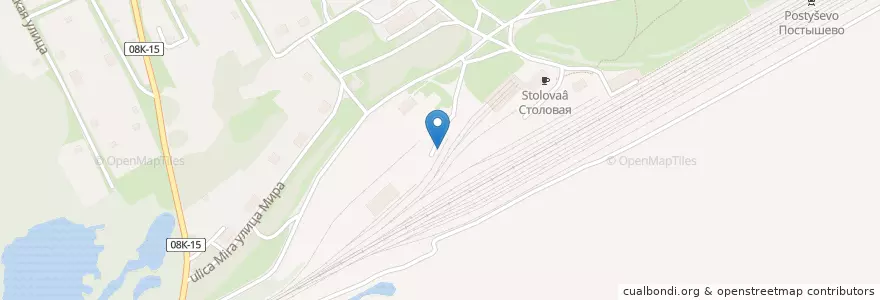 Mapa de ubicacion de Пожарный поезд ст. Постышево en Rússia, Distrito Federal Oriental, Krai De Khabarovsk, Солнечный Район, Берёзовское Сельское Поселение.