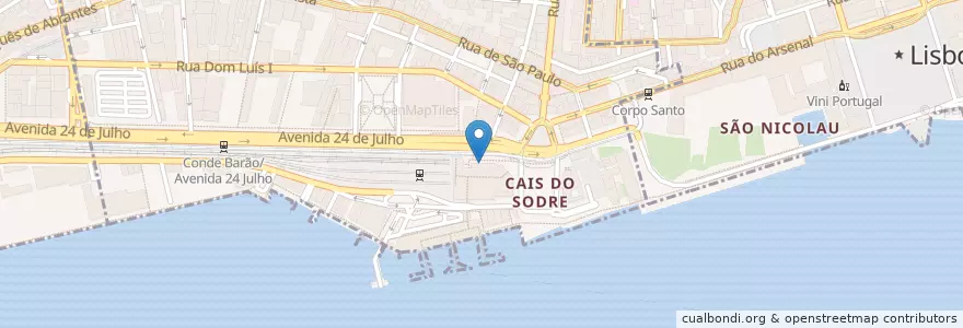 Mapa de ubicacion de Bicicletas Gira Estação 218 en Portekiz, Área Metropolitana De Lisboa, Lisboa, Grande Lisboa.