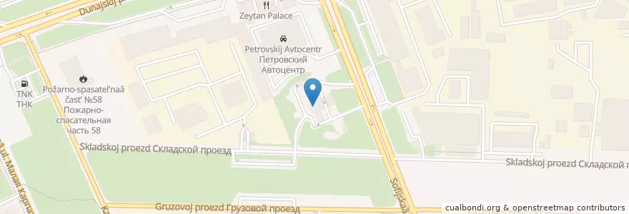 Mapa de ubicacion de Circle K en Russia, Northwestern Federal District, Leningrad Oblast, Saint Petersburg, Фрунзенский Район, Округ № 75.