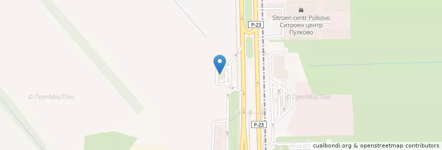 Mapa de ubicacion de Circle K en Russie, District Fédéral Du Nord-Ouest, Oblast De Léningrad, Saint-Pétersbourg, Московский Район, Округ Пулковский Меридиан.