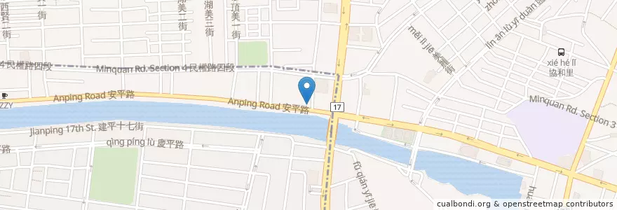 Mapa de ubicacion de Beefcake Coffee Roasters en Tayvan, 臺南市.