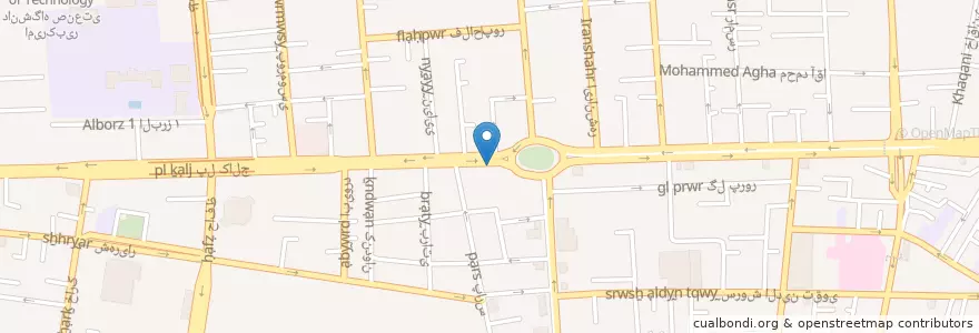 Mapa de ubicacion de رستوران عیاران en ایران, استان تهران, شهرستان تهران, تهران, بخش مرکزی شهرستان تهران.