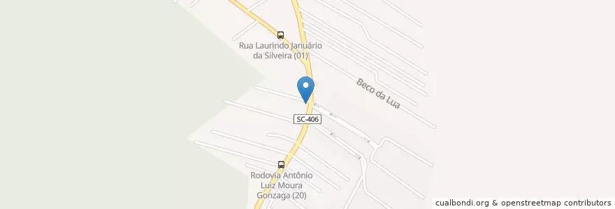 Mapa de ubicacion de Mu Gelato en Brezilya, Güney Bölgesi, Santa Catarina, Microrregião De Florianópolis, Região Geográfica Intermediária De Florianópolis, Florianópolis.