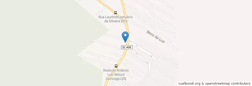 Mapa de ubicacion de Farmagnus en 巴西, 南部, 圣卡塔琳娜, Microrregião De Florianópolis, Região Geográfica Intermediária De Florianópolis, 弗洛里亚诺波利斯.