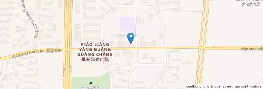 Mapa de ubicacion de 西贝莜面村 en Китай, Пекин, Хэбэй, Район Чаоян.