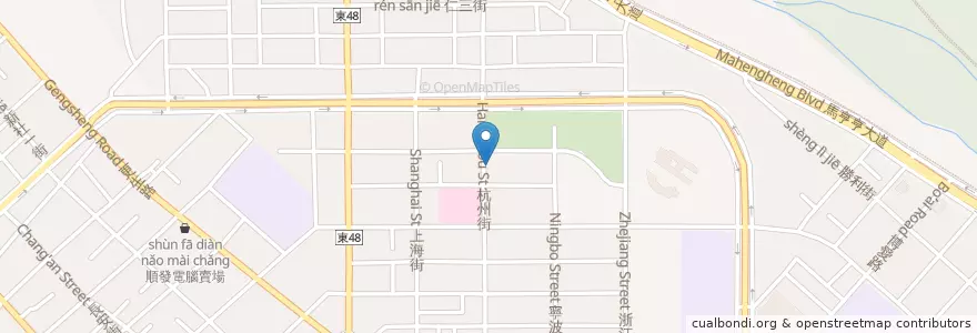 Mapa de ubicacion de 池上山東小吃 en تايوان, مقاطعة تايوان, مقاطعة تايتونغ, 臺東市.