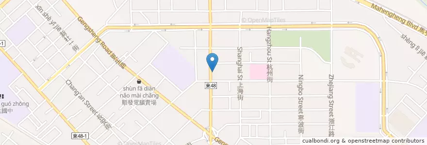 Mapa de ubicacion de 長文西藥房 en 타이완, 타이완성, 타이둥현, 타이둥 시.