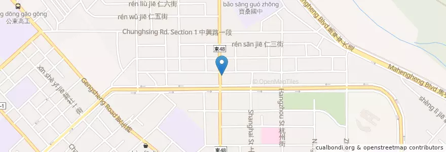 Mapa de ubicacion de 維康醫療用品 en تایوان, 臺灣省, 臺東縣, 臺東市.