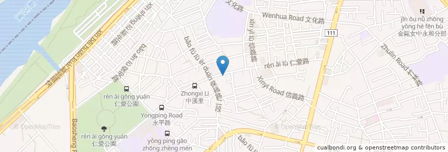Mapa de ubicacion de 吳志仁診所 en Taiwan, Neu-Taipeh, Yonghe.