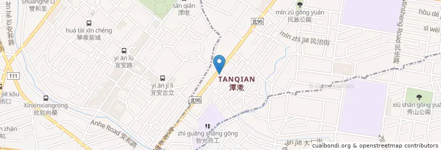 Mapa de ubicacion de 大勝軒自助餐 en Taiwan, Nuova Taipei, Džonghė, Yonghe.