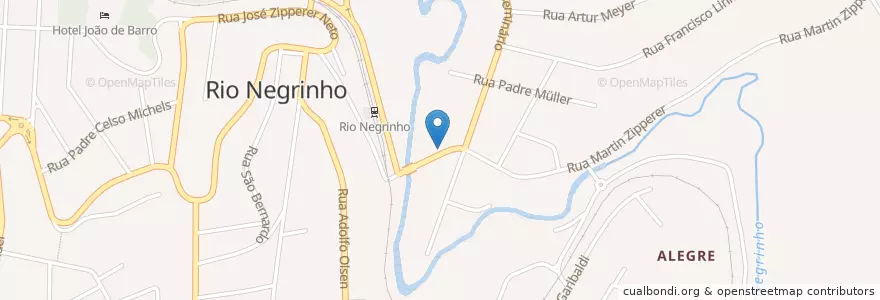 Mapa de ubicacion de Papagaio en Brasilien, Süden, Santa Catarina, Região Geográfica Intermediária De Joinville, Microrregião De São Bento Do Sul, Rio Negrinho.