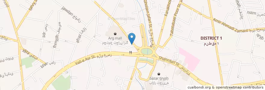 Mapa de ubicacion de مسجد گیاهی en Iran, Téhéran, شهرستان شمیرانات, Téhéran, بخش رودبار قصران.