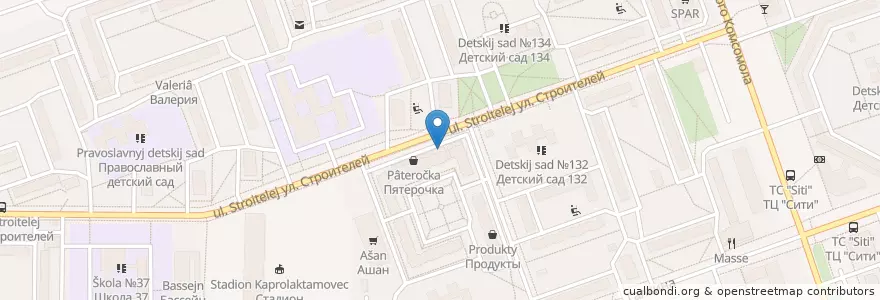 Mapa de ubicacion de Farmani en Rusya Federasyonu, Приволжский Федеральный Округ, Nijniy Novgorod Oblastı, Городской Округ Дзержинск.
