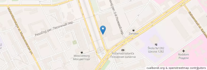 Mapa de ubicacion de Cofix en Rússia, Distrito Federal Central, Москва, Восточный Административный Округ, Район Сокольники.