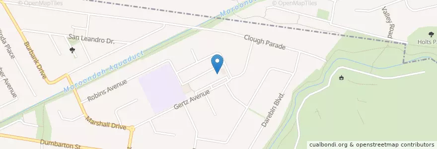 Mapa de ubicacion de Gertz Avenue Pharmacy en Australie, Victoria.