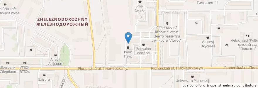 Mapa de ubicacion de Живое пиво en Rusia, Центральный Федеральный Округ, Московская Область, Городской Округ Балашиха.