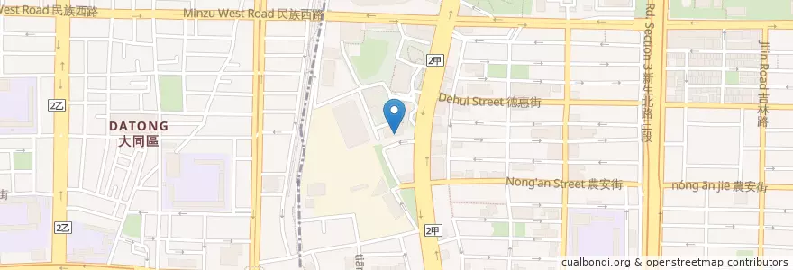Mapa de ubicacion de 學餐:滷味 en 臺灣, 新北市, 臺北市.