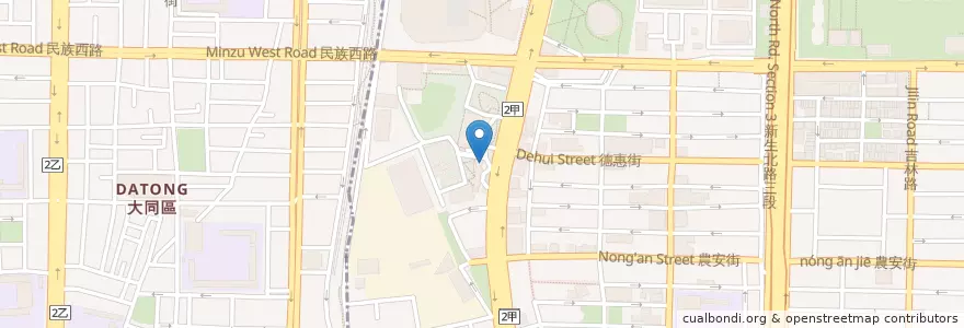 Mapa de ubicacion de 學餐:早餐&滷味 en 台湾, 新北市, 台北市.