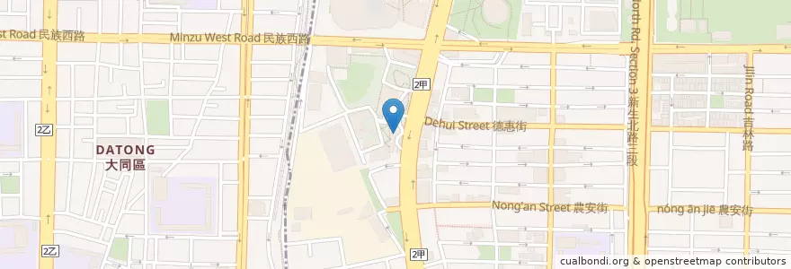 Mapa de ubicacion de 學餐:日韓料理&炸物 en 타이완, 신베이 시, 타이베이시.