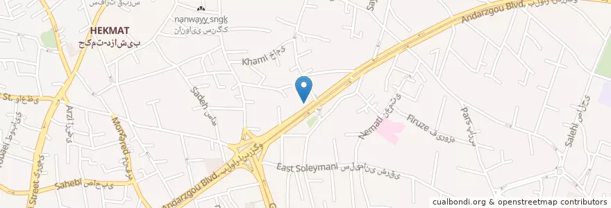 Mapa de ubicacion de شاکردوست en ایران, استان تهران, شهرستان شمیرانات, تهران, بخش رودبار قصران.