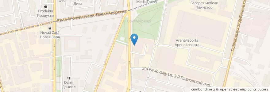 Mapa de ubicacion de MFC Foods en Россия, Центральный Федеральный Округ, Москва, Южный Административный Округ, Даниловский Район.