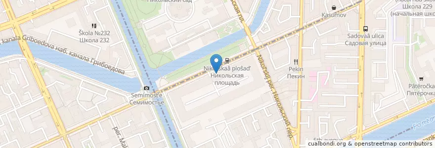 Mapa de ubicacion de Hard Rock Cafe en Russia, Northwestern Federal District, Leningrad Oblast, Saint Petersburg, Адмиралтейский Район.