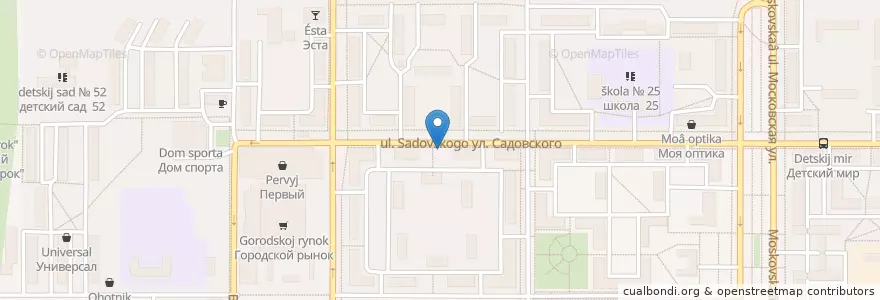Mapa de ubicacion de Шаурма en Rusia, Distrito Federal Central, Óblast De Tula, Городской Округ Новомосковск.