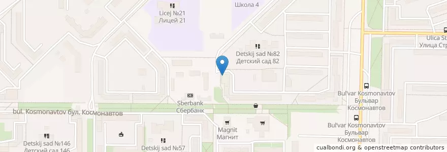 Mapa de ubicacion de КотоПёсиЯ en Rusya Federasyonu, Приволжский Федеральный Округ, Nijniy Novgorod Oblastı, Городской Округ Дзержинск.