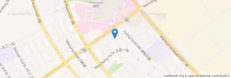 Mapa de ubicacion de 北京味 en تایوان, 桃園市.