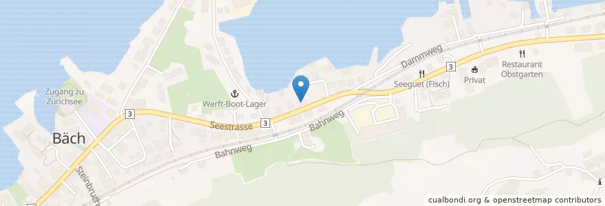Mapa de ubicacion de Restaurant Seeli en Svizzera, Svitto, Höfe, Freienbach.