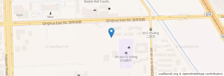 Mapa de ubicacion de 地下停车场 en Çin, Pekin, Hebei, 海淀区.