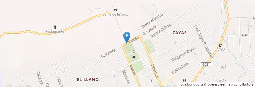 Mapa de ubicacion de Centro Cultural “Casa del Cuento” en キューバ, Holguín, Holguín.