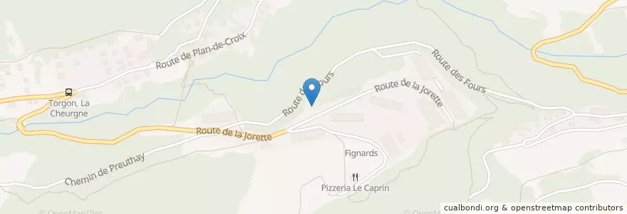 Mapa de ubicacion de Le Perroquet en 스위스, Valais/Wallis, Monthey, Vionnaz.