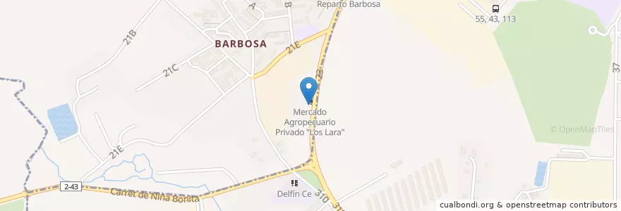 Mapa de ubicacion de Las Alejandras en 쿠바, La Habana, Playa.