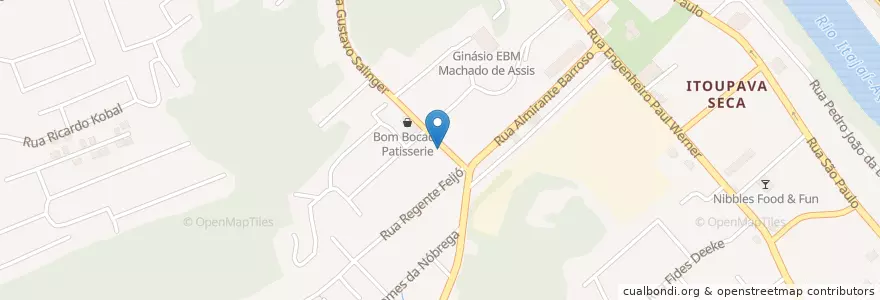Mapa de ubicacion de Bluvet en ブラジル, 南部地域, サンタ カタリーナ, Região Geográfica Intermediária De Blumenau, Microrregião De Blumenau, ブルメナウ.