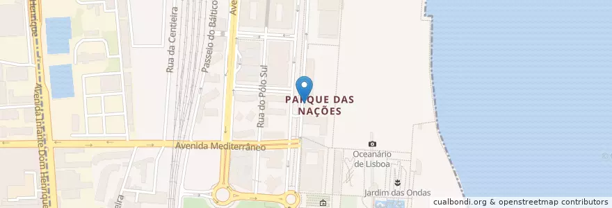 Mapa de ubicacion de ZeroZero en 포르투갈, Área Metropolitana De Lisboa, Lisboa, Grande Lisboa, 리스본, Parque Das Nações.