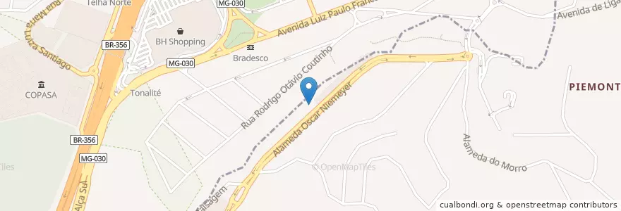 Mapa de ubicacion de Duke 'n Duke en البَرَازِيل, المنطقة الجنوبية الشرقية, ميناس جيرايس, Região Geográfica Intermediária De Belo Horizonte, Região Metropolitana De Belo Horizonte, Microrregião Belo Horizonte, بيلو هوريزونتي.