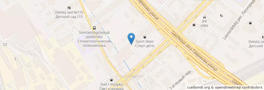 Mapa de ubicacion de ВТБ, ДО «Красносельский» en Rússia, Distrito Federal Central, Москва, Центральный Административный Округ, Красносельский Район.