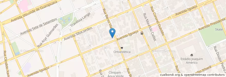 Mapa de ubicacion de We Are Bastards Pub en 巴西, 南部, 巴拉那, Região Geográfica Intermediária De Curitiba, Região Metropolitana De Curitiba, Microrregião De Curitiba, 库里蒂巴.