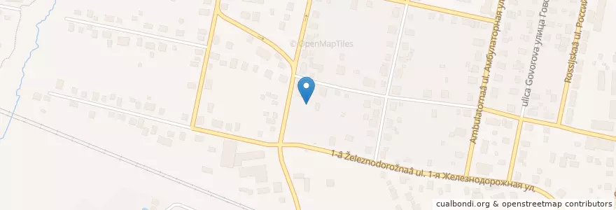 Mapa de ubicacion de Строительный рынок en Rusia, Distrito Federal Central, Óblast De Moscú, Можайский Городской Округ.