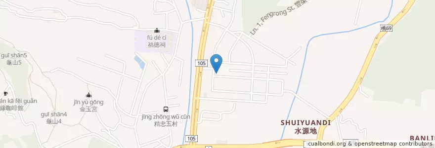 Mapa de ubicacion de 楓樹公園 en 타이완, 타오위안 시, 구이산 구.