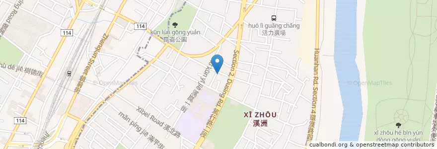 Mapa de ubicacion de 鎮北宮 en Taiwan, 新北市, 板橋區.