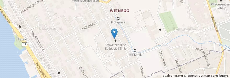 Mapa de ubicacion de Oberstufenschule Lengg en Suisse, Zurich, District De Zurich, Zurich.
