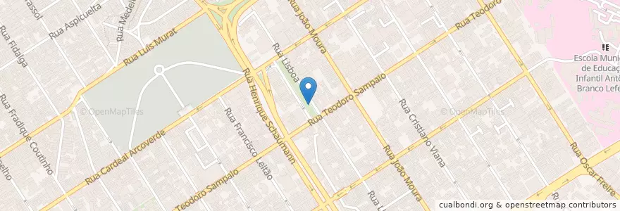 Mapa de ubicacion de Ponto de Táxi Livre Especial en 巴西, 东南部, 圣保罗, Região Geográfica Intermediária De São Paulo, Região Metropolitana De São Paulo, Região Imediata De São Paulo, 聖保羅.