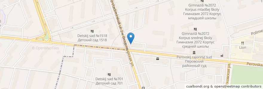 Mapa de ubicacion de Столички en Россия, Центральный Федеральный Округ, Москва, Восточный Административный Округ, Район Новогиреево.