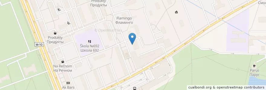 Mapa de ubicacion de Столички en Rusia, Distrito Federal Central, Москва, Северный Административный Округ, Район Левобережный.