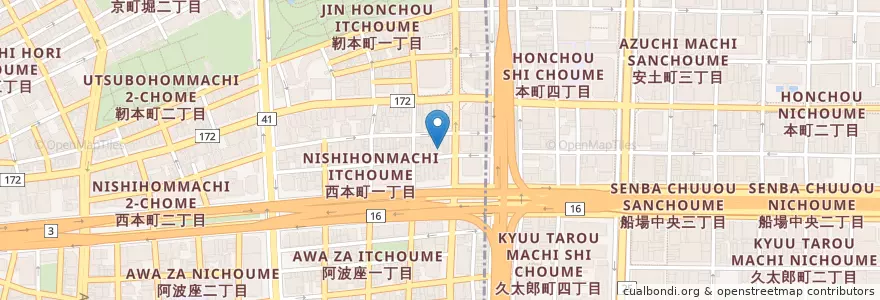 Mapa de ubicacion de TOMITA DENTAL CLINIC en 日本, 大阪府, 大阪市, 西区.