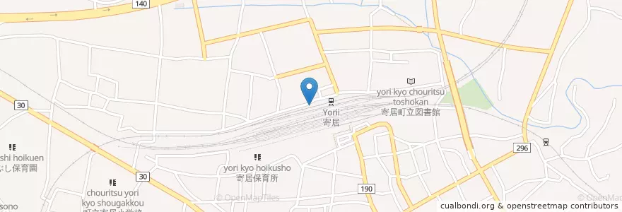 Mapa de ubicacion de 北口観光トイレ en 日本, 埼玉県, 大里郡, 寄居町.