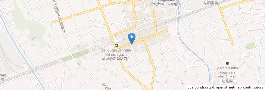Mapa de ubicacion de ミスタードーナツ en اليابان, 東京都, 世田谷区.